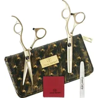 Olivia Garden Silk Cut Black/Gold Schere + Effilierschere 5,75 Zoll