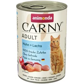 Animonda 24x 400g Adult Huhn & Lachs animonda Carny Katzenfutter nass