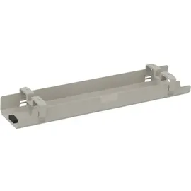 SOENNECKEN Kabelkanal horizontal beidseitig abklappbar für Tische B1200mm si
