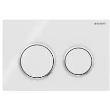 Geberit Omega20 Betätigungsplatte Omega 20 Pl/T we., Rg. hgl-vc, ro, f 2-Mg-Spül.