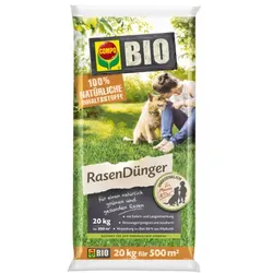 Compo Bio Rasendünger 20 kg für 500 qm