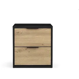 Home Affaire Nachtschrank PERY 44,2 x 35 x 45,9 cm Schwarz