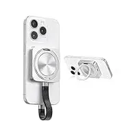 ORICO 2TB Magnetische Externe SSD, 20 Gbit/s Magsafe SSD mit Integriertem Ständer, USB 3.2 Gen2 x2, Kompatibel mit USB-C-Smartphone, iPhone 15/16 Pro Max, Tablet, Laptop (CZ20PLUS)