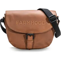 farmhood Nashville Umhängetasche Leder Mid Brown