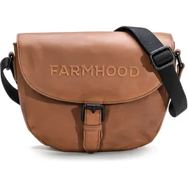 farmhood Nashville Umhängetasche Leder Mid Brown