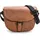 farmhood Nashville Umhängetasche Leder Mid Brown