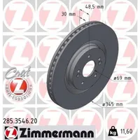 ZIMMERMANN Bremsscheibe COAT Z