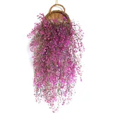 I Rattan Wandkorb Blumentopf Pflanzenhalter Wandbehang 1 Stück