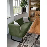 GUTMANN FACTORY Couch Polyester 2-Sitzer Grün