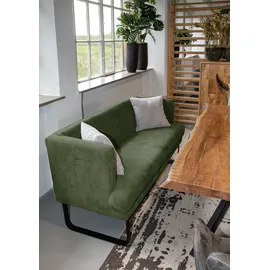 GUTMANN FACTORY Couch Polyester 2-Sitzer Grün