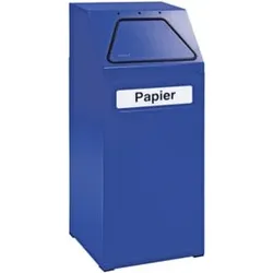 Stumpf Sortsystem 65, RAL 5010/5010, verzinkter Innenbehälter, 65 Liter