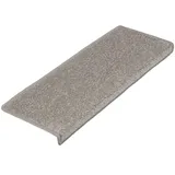 Floordirekt KARAT Velours Stufenmatte Dynasty Atmungsaktiv Silbergrau 23,5 x 65 cm Rechteckig