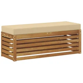 vidaXL Hocker Bank 115 x 43 x 37 cm Beige