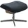 Stressless Fußhocker Mayfair Leder 55 x 41 x 39 cm Blau
