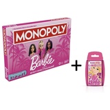 Hasbro Monopoly - Barbie Brettspiel + Top Trumps Barbie Kartenspiel