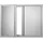Vevor Grill-Zugangstür 787 x 609 mm Edelstahl