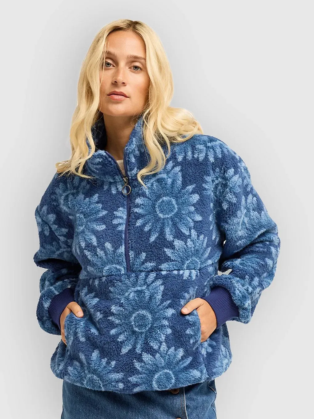 Billabong Time Off Half-Zip Fleece Pullover true navy Gr. S
