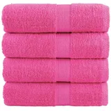 vidaXL Premium-gästetücher Solund 4 Stk. Rosa 30x50 Cm 600 G/m2 Vidaxl