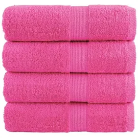 vidaXL Premium-gästetücher Solund 4 Stk. Rosa 30x50 Cm 600 G/m2 Vidaxl