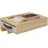 Relaxdays Nachttisch klemmbar 37 x 14 x 26,5 cm Bambus natur bronze