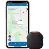 TKMARS TK109 GPS-Tracker Auto, APP & Webplattform ohne ABO, Klein Echtzeit Ortungsgerät mit SOS und Akkuladegerät, LKW Peilsender kein Entfernungsbegrenzung, SIM-Karte erforderlich