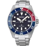 Seiko SNE595P1 Prospex Sea Herren-Solaruhr für Taucher Blau/Rot