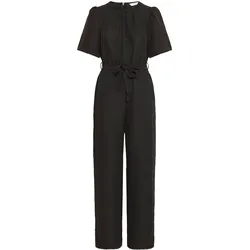 Jumpsuit B.YOUNG "Jumpsuit BYFARVELLA JUMPSUIT -", Damen, Gr. 44, N-Gr, schwarz, Obermaterial: 100% Polyester PES., normal, Overalls