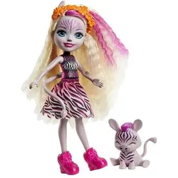 MATTEL GTM27 Enchantimals Zadie Zebra Puppe