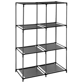 ADOB Steckregal Kunststoff B:68,5cm H:104cm T:34,5cm schwarz