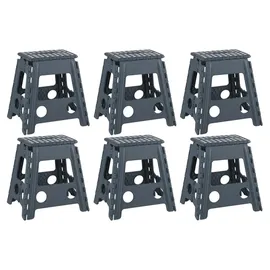 Home4You Klapphocker 6er Set Grau