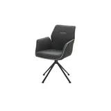 MCA Furniture uno Esszimmerstuhl drehbar , grau , Maße (cm): B: H: T: 64.0