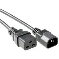 MicroConnect PE0191410, 1 m, C19-Koppler, C14-Koppler, (1 m), Stromkabel