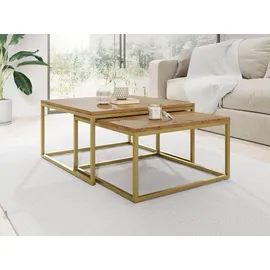 WFL GROUP Vella Braun Eiche 76 x 39 cm