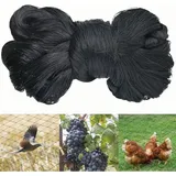 15 M X 15 M Schwarzes Vogelschutznetz, Robustes Vogelschutznetz, Volieren-/hühnerstallnetz, Vogelschutznetz, Schutznetz Für Gemüse- Und Obstgärten