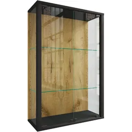 VCM Wandvitrine Udina M 80 x 60 x 25 cm Schwarz