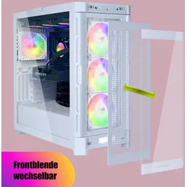 Cougar Gaming-PC DUOFACE PRO WT 7467 Ryzen 7 9700X 4,5 GHz 32 GB RAM 1 TB SSD GeForce RTX 5070 Windows 11