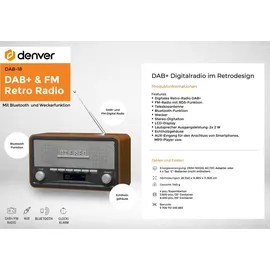 Denver DAB-18 dunkelgrau