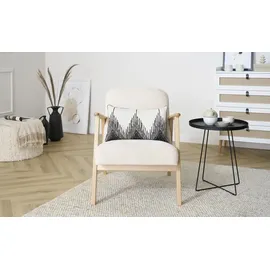 Smart Rada Webstoff fein 64 x 76 x 83 cm gelb