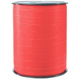 Clairefontaine 601506C Spule Geschenkband matt (250 m x 10 mm, ideal für Bastelprojekte und Geschenke) 1 Stück rot