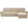 CALIZZA INTERIORS »Onyx L-Form«, Recamiere links oder rechts, wahlweise mit Bettfunktion, Breite 270 cm
