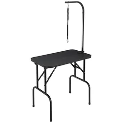 VEVOR Trimmtisch 875x472x1533mm Schertisch Edelstahl Hundepflegetisch 99,8kg Tragfähigkeit Frisiertisch Hund Faltbar Tierpflegetisch 807,7x459,7mm Desktop Ideal für Baden Trimmen Trocknen Bürsten