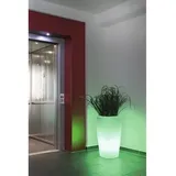 Pflanzvase beleuchtet Degardo Trevia V Kunststoff außen und innen 36x36x70 cm in