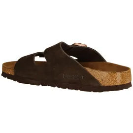 Birkenstock Arizona Mocca Weichbettung Veloursleder Schmal Unisex - Braun 40