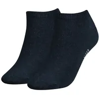 TOMMY HILFIGER Damen Sneaker Socken, Vorteilspack - TH, Baumwolle, Uni, 35-42 Blau 39-42 8er Pack (4x2P)