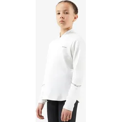 Kinder Langarmshirt Tennis - Thermic 1/2 Zip weiss Gr. 116 - 6 Jahre