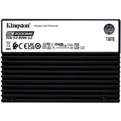 Kingston Technology 7,68TB DC3000ME U.2 PCIe 5.0 NVMe TCG Opal Enterprise SSD