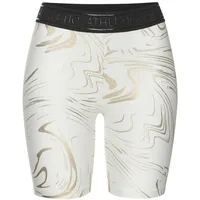 LASCANA ACTIVE Funktionsshorts Damen weiß-goldfarben Gr.S (36/38)