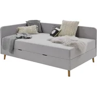 Meise Möbel meise.möbel Polsterliege Cabana 120 x 200 cm Stoff Grau