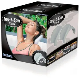 BESTWAY Lay-Z-Spa Nackenkissen Grau 25 x 19,5 x 17,5 cm