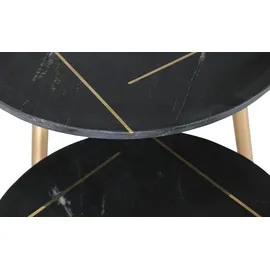 Sofa.de Beistelltisch Grau Marmor 50 x 50 x 50 cm